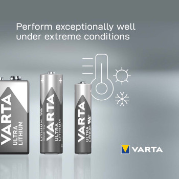 VARTA-6103/4B Lithium batterij aaa 4-blisterkaart Product foto
