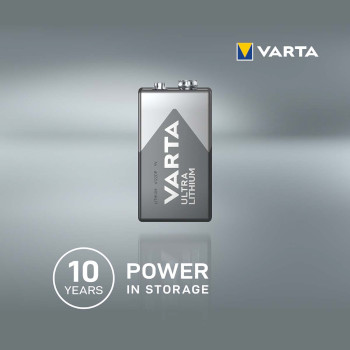 VARTA-CR9V Lithium batterij 9v 9 v 1-blister Product foto