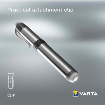 VARTA-LEDPL Led zaklamp 3 lm zilver Product foto