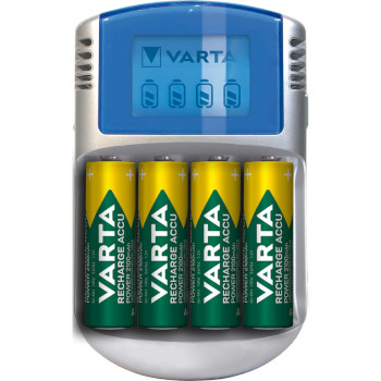 VARTA-POWERLCD Aa/aaa nimh batterij lader 4x aa/hr6 2600 mah Product foto