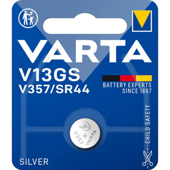 VARTA-V13GS Zilveroxide batterij sr44 1.55 v 1-blister