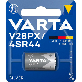 VARTA-V28PX Zilveroxide batterij 4sr44 6.2 v 145 mah 1-blister