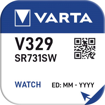 VARTA-V329 Zilveroxide batterij sr731 1.55 v 26 mah 1-pack Product foto