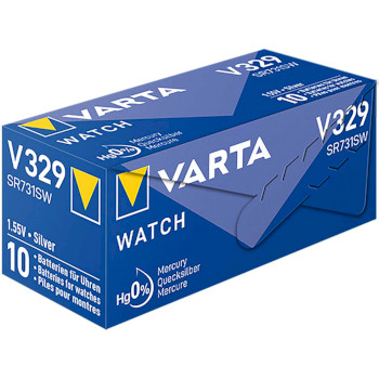 VARTA-V329 Zilveroxide batterij sr731 1.55 v 26 mah 1-pack