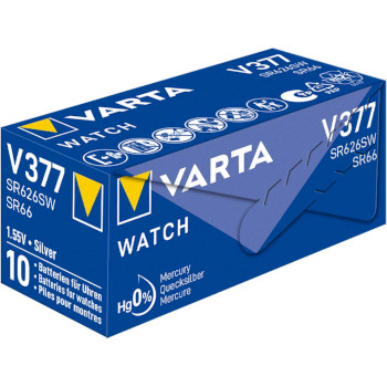 VARTA-V377 Zilveroxide batterij sr66 1.55 v 27 mah 1-pack