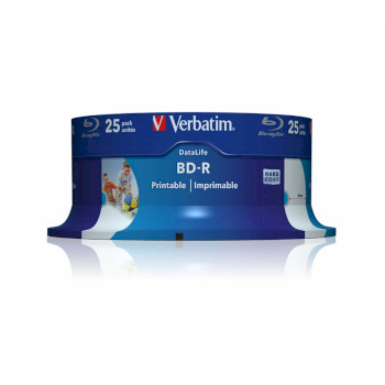 VB-43811 Blu-ray wide inkjet printable single layer 6x 25gb 25 pack spindel Verpakking foto