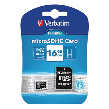 VB-44082 Microsdhc geheugenkaart klasse 10 16 gb Verpakking foto