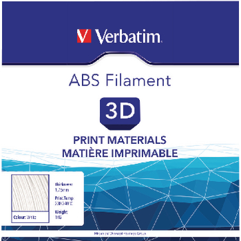 VB-55011 Filament abs 1.75 mm 1 kg wit Verpakking foto