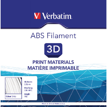 VB-55017 Filament abs 2.85 mm 1 kg wit Verpakking foto