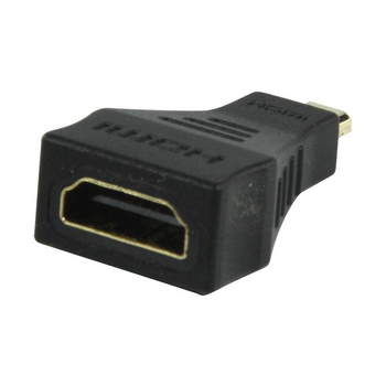 VC-017G High speed hdmi met ethernet adapter hdmi micro-connector male - hdmi female zwart Product foto