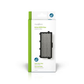 VCFI213HEP Hepa-vervangingsfilter | vervanging voor: miele | wit / zwart Verpakking foto
