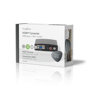 VCON3450AT Hdmi™-converter | hdmi™ input | vga female / 2x rca female | 1-weg | 1280x768 | 1.65 gbp Verpakking foto