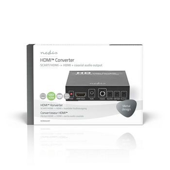 VCON3452AT Hdmi™-converter | scart female | hdmi™ output / 1x 3,5 mm audio-out / 1x digitale audio   foto