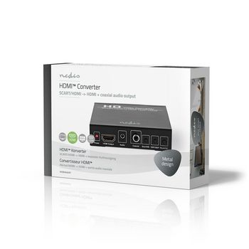 VCON3452AT Hdmi™-converter | scart female | hdmi™ output / 1x 3,5 mm audio-out / 1x digitale audio  Verpakking foto