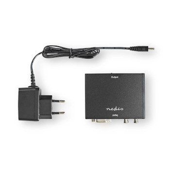 VCON3454AT Hdmi™-converter | vga female / 2x rca female | hdmi™ output | 1-weg | 1080p | 1.65 gbps  Inhoud verpakking foto