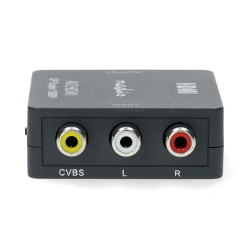 VCON3456AT Hdmi™-converter | 3x rca female | hdmi™ output | 1-weg | 1080p | 1.65 gbps | abs | antra Product foto