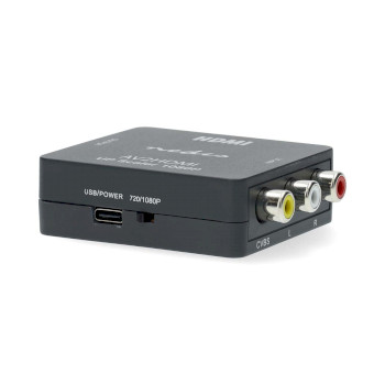 VCON3456AT Hdmi™-converter | 3x rca female | hdmi™ output | 1-weg | 1080p | 1.65 gbps | abs | antra Product foto
