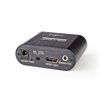 VCON3459AT Hdmi™-converter | hdmi™ input | scart female | 1-weg | 480i | 18 gbps | metaal | antraci