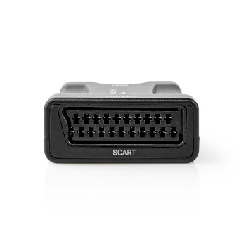 VCON3461BK Hdmi™-converter | hdmi™ input | scart female | 1-weg | 1080p | 1.2 gbps | abs | zwart Product foto