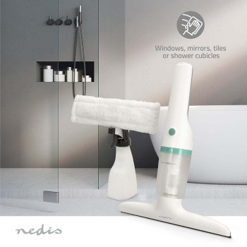 VCWI230WT Electrische ruitenreiniger | 12 w | 1200 pa | inhoud reservoir vuil water: 60 ml | afneembare vuilwa Product foto