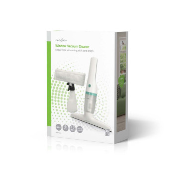 VCWI230WT Electrische ruitenreiniger | 12 w | 1200 pa | inhoud reservoir vuil water: 60 ml | afneembare vuilwa Verpakking foto