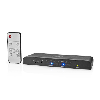 VEXT3480AT Hdmi™-extractor | 2x hdmi™ input | toslink female / 1x hdmi™ output / 2x rca / 3.5 Product foto