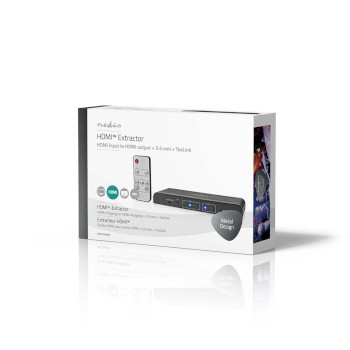 VEXT3480AT Hdmi™-extractor | 2x hdmi™ input | toslink female / 1x hdmi™ output / 2x rca / 3.5 Verpakking foto
