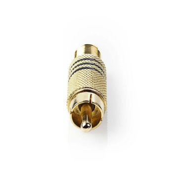 VGAP24900B Connector rca male goud/zwart Product foto