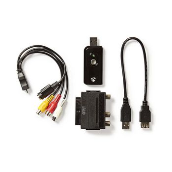 VGRRU100BK Videograbber | usb 2.0 | 480p | a/v-kabel / scart / software / usb-verlengkabel