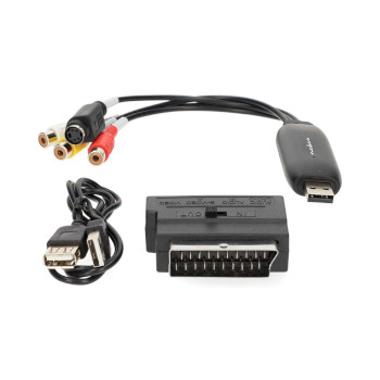 VGRRU101BK Videograbber | usb 2.0 | 480p | a/v-kabel / scart Product foto