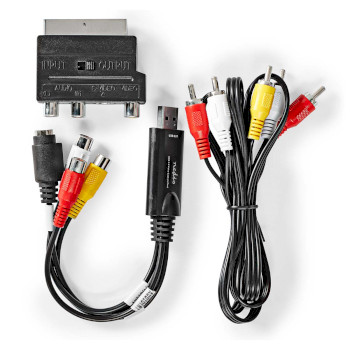 VGRRU101BK Videograbber | usb 2.0 | 480p | a/v-kabel / scart Inhoud verpakking foto
