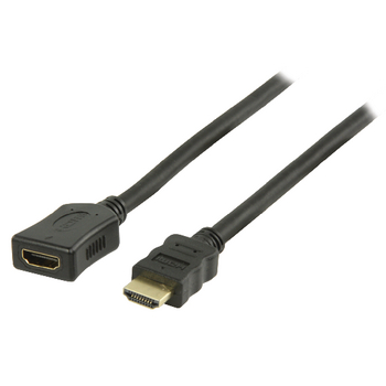 VGVP34090B30 High speed hdmi kabel met ethernet hdmi-connector - hdmi female 3.00 m zwart