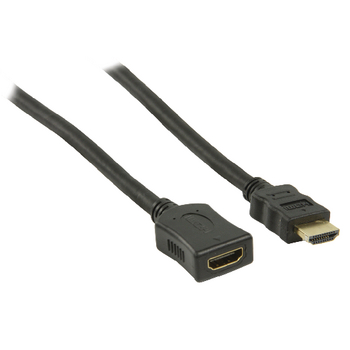 VGVP34090B10 High speed hdmi kabel met ethernet hdmi-connector - hdmi female 1.00 m zwart Product foto