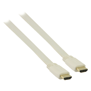 VGVP34100W15 High speed hdmi kabel met ethernet plat hdmi-connector - hdmi-connector 1.50 m wit Product foto
