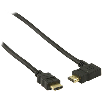 VGVP34250B20 High speed hdmi kabel met ethernet hdmi-connector - hdmi-connector haaks links 2.00 m zwart Product foto