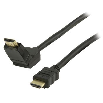 VGVP34290B15 High speed hdmi kabel met ethernet hdmi-connector - hdmi-connector draaibaar 1.50 m zwart