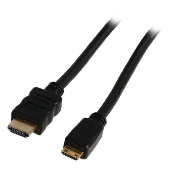VGVP34500B10 High speed hdmi kabel met ethernet hdmi-connector - hdmi mini-connector male 1.00 m zwart