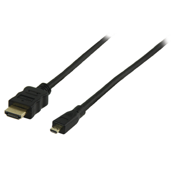 VGVP34700B30 High speed hdmi kabel met ethernet hdmi-connector - hdmi micro-connector male 3.00 m zwart
