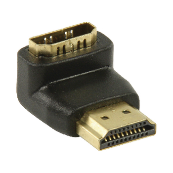 VGVP34901B High speed hdmi met ethernet adapter 90° haaks hdmi-connector - hdmi female zwart Product foto
