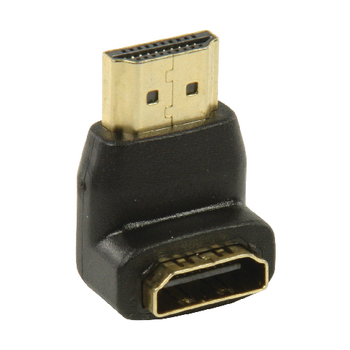 VGVP34901B High speed hdmi met ethernet adapter 90° haaks hdmi-connector - hdmi female zwart Product foto