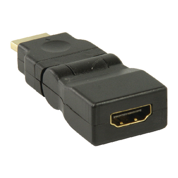 VGVP34905B High speed hdmi met ethernet adapter zwenkbaar hdmi-connector - hdmi female zwart Product foto