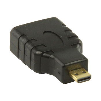 VGVP34907B High speed hdmi met ethernet adapter hdmi micro-connector male - hdmi female zwart Product foto