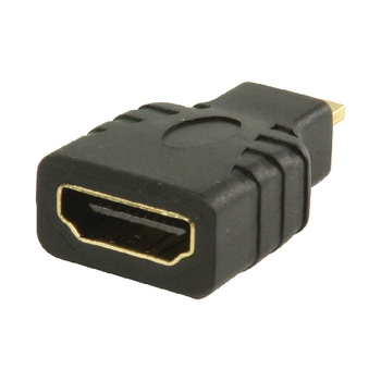 VGVP34907B High speed hdmi met ethernet adapter hdmi micro-connector male - hdmi female zwart