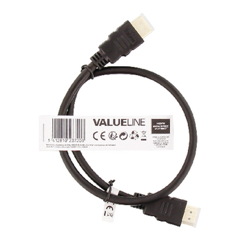 VGVT34000B05 High speed hdmi kabel met ethernet hdmi-connector - hdmi-connector 0.50 m zwart Verpakking foto