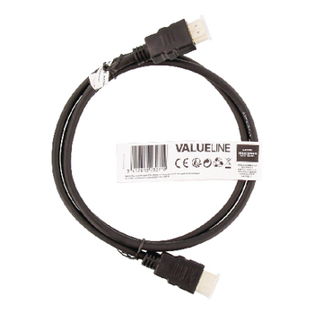 VGVT34000B10 High speed hdmi kabel met ethernet hdmi-connector - hdmi-connector 1.00 m zwart Verpakking foto