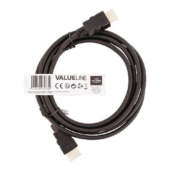 VGVT34000B20 High speed hdmi kabel met ethernet hdmi-connector - hdmi-connector 2.00 m zwart Verpakking foto