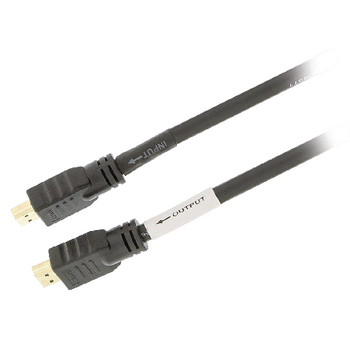 VGVT34020B250 High speed hdmi kabel met ethernet hdmi-connector - hdmi-connector 25.0 m zwart In gebruik foto