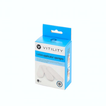 VIT-70110380 Hulpmiddel lichaamsverzorging - sponsjes voor aanbrenghulp lotion Verpakking foto