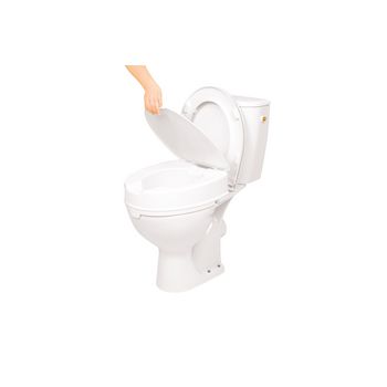 VIT-70110530 Toilethulp - stoelverhoger 10 cm wit In gebruik foto