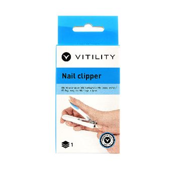 VIT-70110600 Hulpmiddel lichaamsverzorging - nagelknipper Verpakking foto